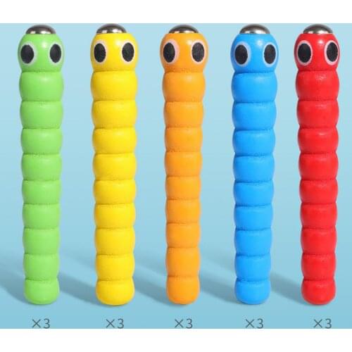Bb Kids Spike Catch Worm Game Children Montessori Toy Gift Kit