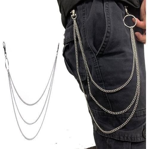 3 Layer Chain With Personality Rock Punk Style Dancing Belt Chain Women Fashion Wild Jeans Decoration Body Chains