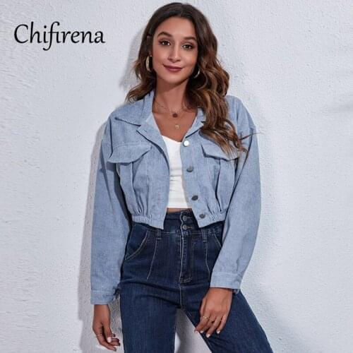 Женские короткие куртки Chifirena China At AliExpress