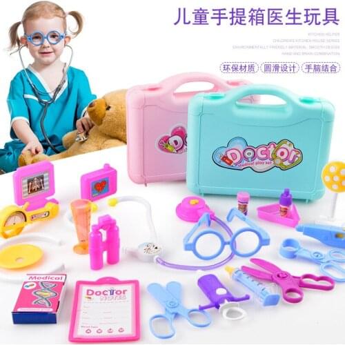 Wooden children toy doctor makes a physician simulation doctor toy set early educational toy doctor set toys