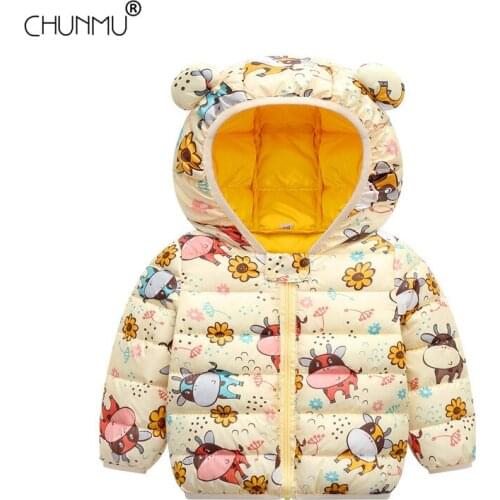 Kids Clothing Warm Padding Jacket For Girl Autumn Winter Thicken Parka Fashion Fur Hooded Children Outerwear Coats Age 2-5 Years