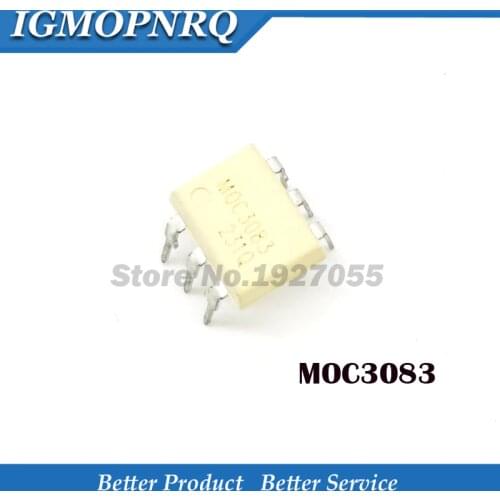 10PCS MOC3083 DIP6 3083 DIP C3083 DIP-6 photoelectric coupler DIP6 new bidirectional thyristor drives MOC3083 new and
