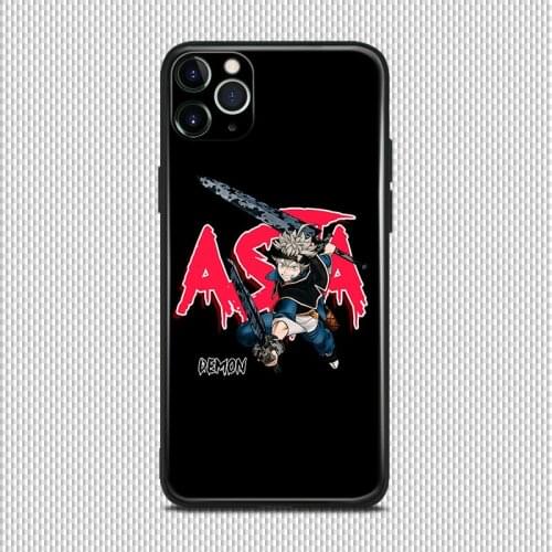Asta Black Clover Anime For IPhone Se 6 6s 7 8 Plus X Xr Xs 11 Pro Max Soft Silicone Phone Case Cover Shell