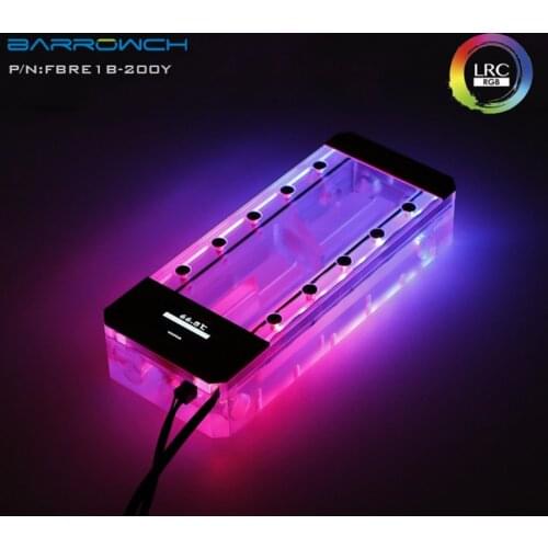 Barrowch FBRE1-200Y, BoxFish Reservoirs , LRC 2.0, Acrylic Square Smart Digital Reservoirs , Real-time Temperature