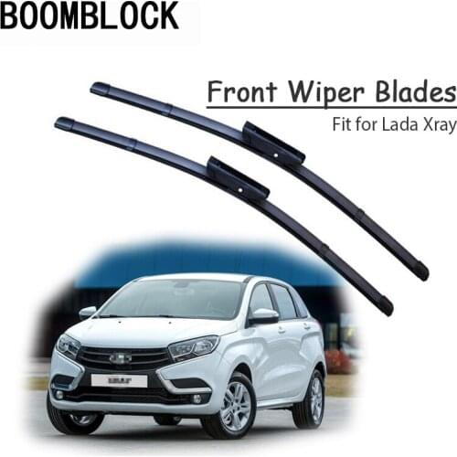 Car Windshield Rubber Front Wiper Blades Arm Kit For Lada Xray 2017 2016 2015 Windscreen Original Wiper Accessories