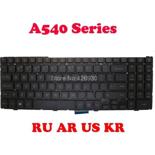 RU AR US KR Keyboard For LG A540 A550 A560 A560-SVC A560-T NO Frame US English 2B-04410Q110 AEQLGU01010 Arabia Russian