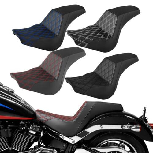 Motorcycle Driver Rider Passenger Seat For Harley Softail Street Bob FXBB Standard FXST 2018-2020 2019