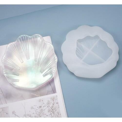 Shell Dish Plate Casting Silicone Mould Crystal Epoxy Resin Mold DIY Crafts Jewelry Decoration Making Tools