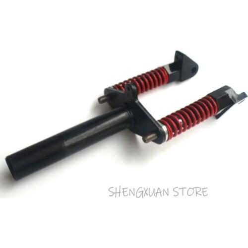8 inch motorcycle electric pedal wheel shock absorber fork modified front wheel set double shock scooter accessories