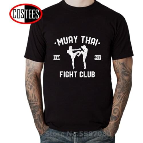Vintage Muay Thai Fight Club T-Shirt EST. 1099 Kickboxing Martial Arts Combat Sports T Shirt Muay Thai Tiger Karate fighter Tees
