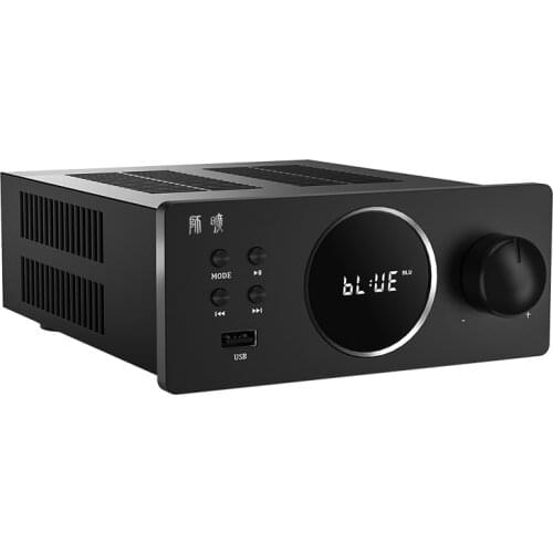 V8 HiFi high-fidelity enthusiast Bluetooth 5.0 home high-power amplifier 130W+130W. Frequency response: 15HZ-30KHz +-3DB