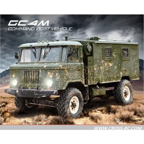 1/10 scale Rock Cralwer Cross 90100039 gc4m multi purpose command vehicle off road Military Truck RC 4X4 kITS
