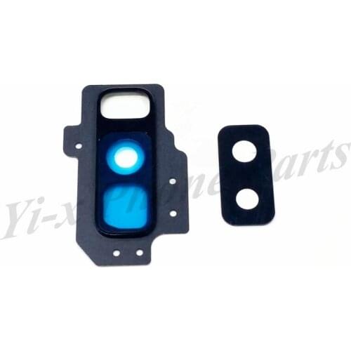 50pcs/lot For Samsung Galaxy S9+ G965 S9 plus Rear Back Camera Glass Lens Cover Frame Replacement
