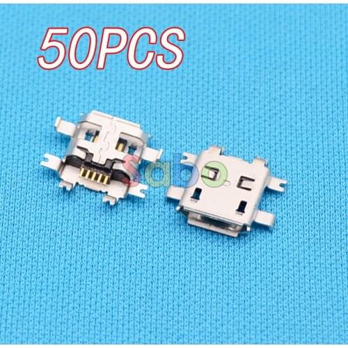 50pcs Micro USB 5pin B type Female Connector For Mobile Phone Micro USB Jack Connector 5 pin Charging Socket