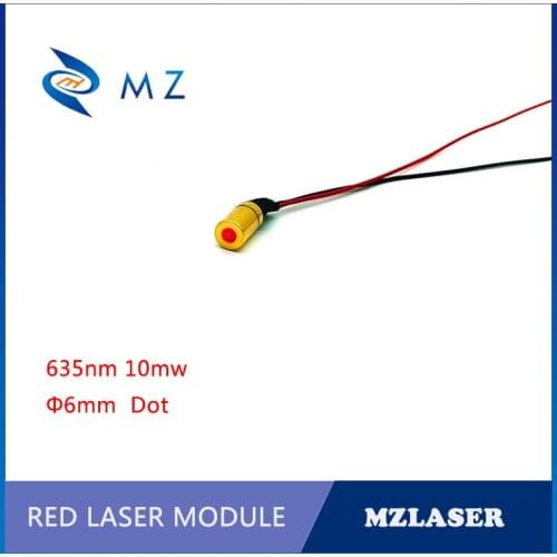 6mm 635nm 10mw laser module Dot red laser module Economical red laser