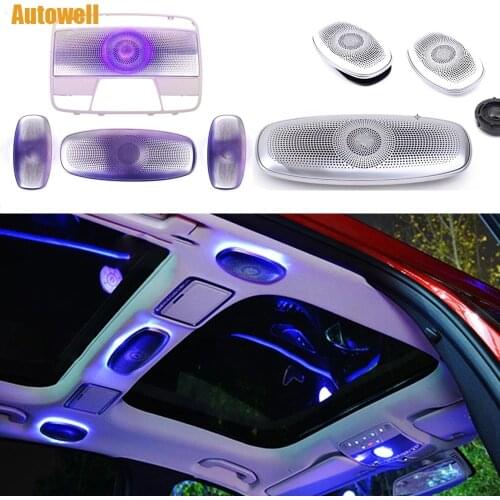 64 ColorLED ambient light for Mercedes-Benz W213 Ceiling Speakers Ambient Light Synchronous Original Ambient Light Audio speaker