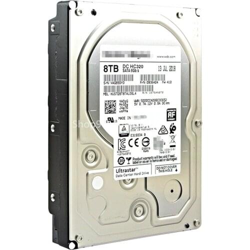 HDD for WD HUS728T8TALE6L4 Enterprise-class 8T mechanical hard disk NAS server dedicated SATA 7200 RPM