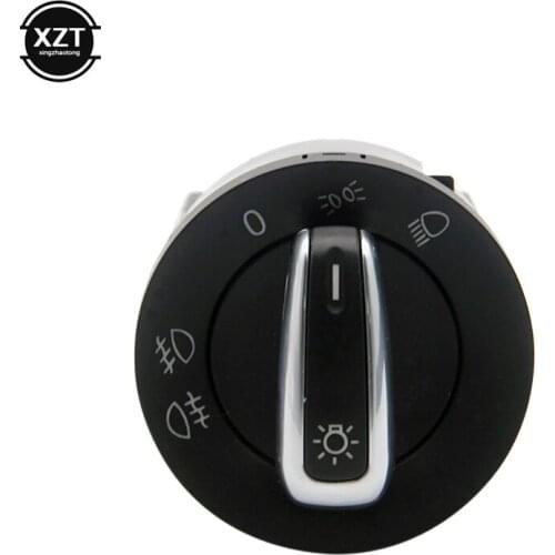 Chrome Control Fog Head light Lamp Switch for VW Volkswagen Jetta Golf Beetle PASSAT New Beetle Sharan Polo Lupo 3BD 941 531