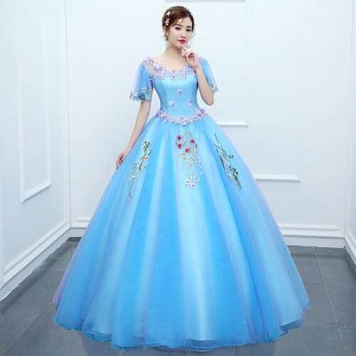 Vestidos 2021 Classic Cap Sleeve Dress Scalloped Neck Ball Gown Vintage Party Dress Plus Size Quinceanera Dresses Floral Print