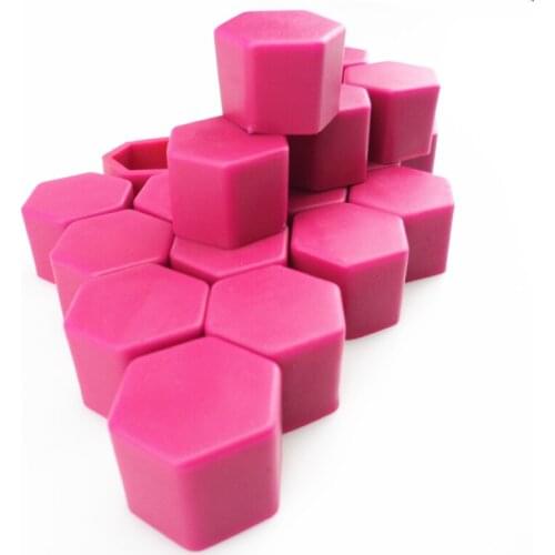 Wheel 20 pieces of silicone wheel nut protection bolt cap 19mm for Porsche Cayenne Macan Macan S Panamera Cayman Carrera