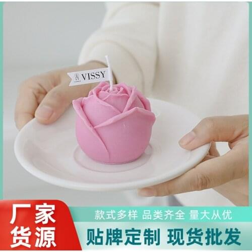 Handmade creative scented rose candle with souvenir scented candle gift box rose candle birthday decoration boy or girl