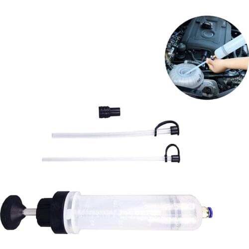 200cc Car Oil Fluid Extractor Filling Syringe Delivery Bottle Manual Pumping ATV Boat Oil Fluid Transfer Pump Auto Accessories