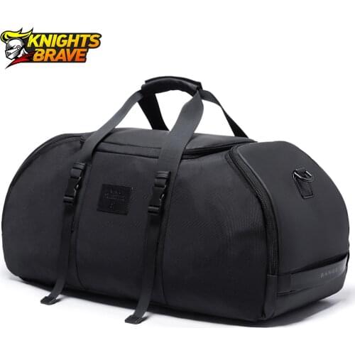 Motorcycle Bag 36-55L Multifunctional Package Bag Travel Bag Moto Luggage Bags Motorcycle Tank Bag Motorcycle Racing Bag Black