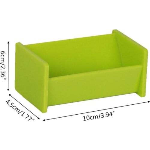 Desktop Business Name Card Box Storage Display Stand Holder Rack Table Organizer