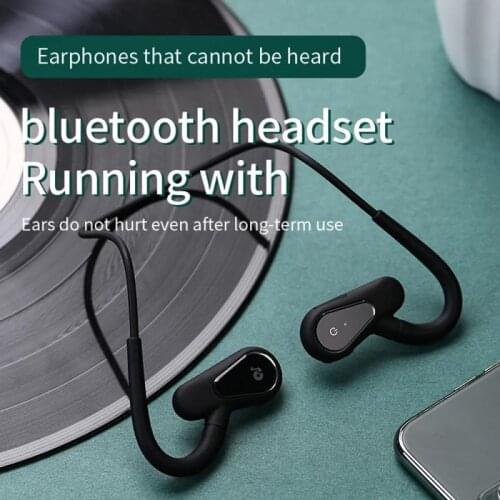 Bone Conduction Headphones Bluetooth 5.0 Waterproof Wireless Sports Headset With Mic Build-in MP3 Player Not In-ear Earphones