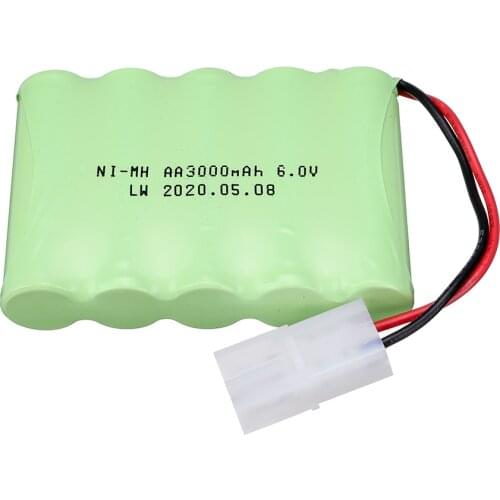 6v 3000mAh AA NIMH Battery For RC Cars Robots Tanks Gun Boats Aa 2400mah 6v Rechargeable Battery Pack 1pcs to 10pcs