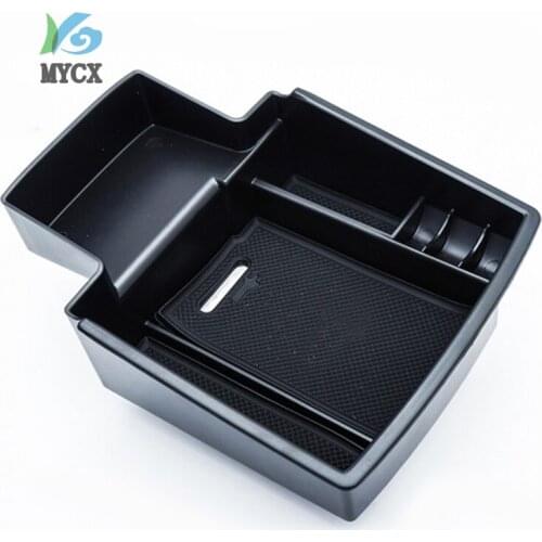 Car Organizer Stowing Tidying Central Armrest Storage Box For Audi Q5 2009-2016 Accessories Car styling