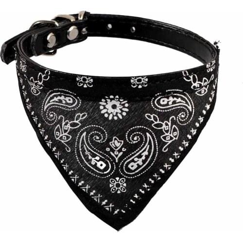 Puppy Kitty Bandana Collar Pet Cat Dog Belted Scarf Collar Printed Bib Neckerchief Necklace