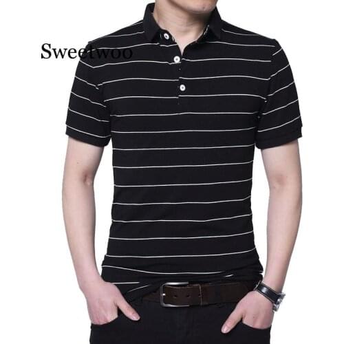 SWEETWOO Short Sleeve Polos For Men