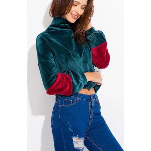 Goods In Stock Winter New Pattern Hit Color High Lead Jacket Rendering Unlined Upper Garment Woman 2