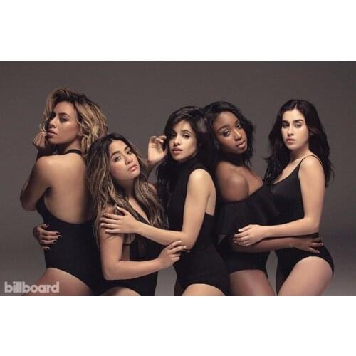 Fifthm Harmony women 2 Wall Sticker Silk Poster Art Light Canvas Home Decoration