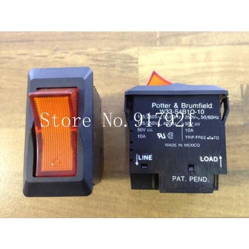 [ZOB] The original Potter Brumfield W33-S4B1Q-10 America 250V 2P10A breaker