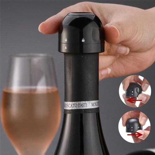 1/3PCS Vacuum Red Wine Bottle Cap Stopper Silicone Sealed Champagne Bottle Stopper Vacuum Retain Freshness Wine Plug Bar Tools