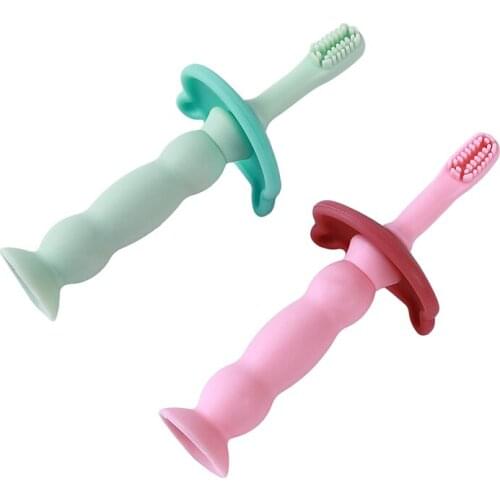 1PC Kids Soft Silicone Training Toothbrush Baby Children Dental Oral Care Tooth Brush Tool Baby kid tooth brush baby items Kids