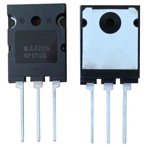 2pcs / 1lot MJL4281A TO-3PL audio power amplifier pairing tube MJL4281 power transistor triode