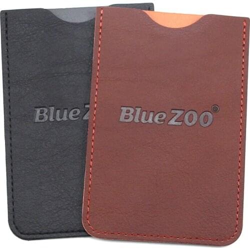 2x PU Leather Comb Case Bag Cards Stand Holder Protective Cover For Outdoor