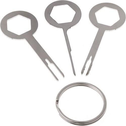 3pcs/set Car Plug Terminal Removal Tool Picker Harness Wiring Crimp Connector Extractor C45