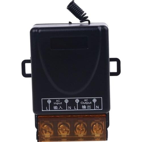 433Mhz AC85-250V 1CH Wireless Remote Control Switch RF Receiver Transmitter for Water Pump LED Light E56B