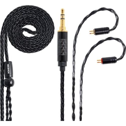 8-core silver plated wire headset upgrade line 3.5/2.5/4.4mm balanced line MMCX/2PIN interface