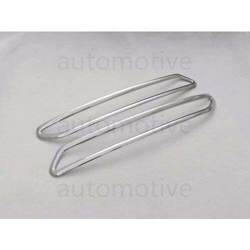 ABS Chrome Rear Fog Light Lamp Cover Trim 2pcs For Hyundai Verna 2017