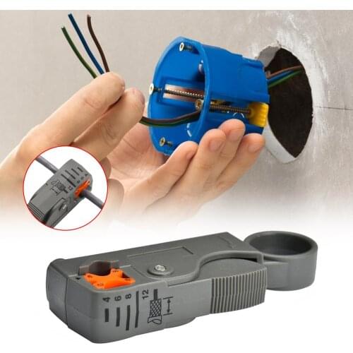 Automatic Wire Stripper Multi-Purpose Tool Crimping Tool Cable Tool Wire Stripper Rust Remover Wire Stripping and Cutting Tool