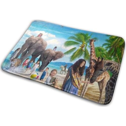 Beach Paradise Mat Rug Carpet Anti-Slip Bedroom Entrance Door Mat Esalazar Jw Beach Paradise Paradise New World Masks