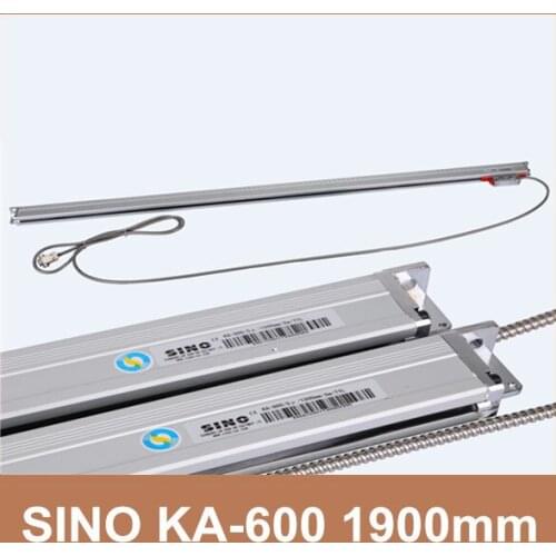 Free Shipping optical scale Sino KA600 1900mm 5 um linear transducer TTL output SINO KA-600 1900mm linear ruler for grinder