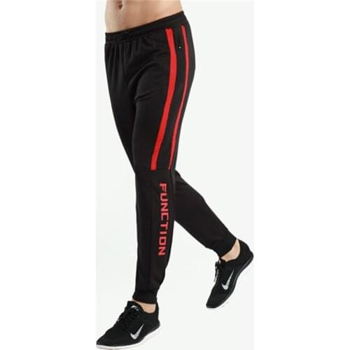 High quality New Mens Sports Running Pants Soccer Football Training Skinny Pants Jogging Slim Leg Tracksuit Trousers