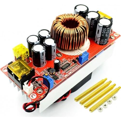 DC-DC 1500W 30A Voltage Step Up Converter Boost CC CV Power Supply Module Step Up Constant Current Module DC-DC 10-60V to 12-97V