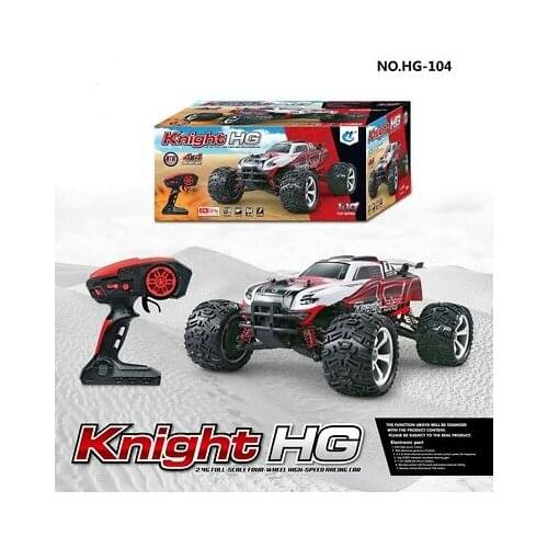 HG 1/10 Scale RC 4WD 2.4G Knight Racing Model High-Speed Car RTR Radio Motor Battery TH04716-SMT2